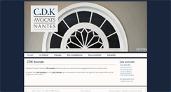 Desktop Screenshot of cdk-avocats.com