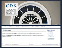 Tablet Screenshot of cdk-avocats.com